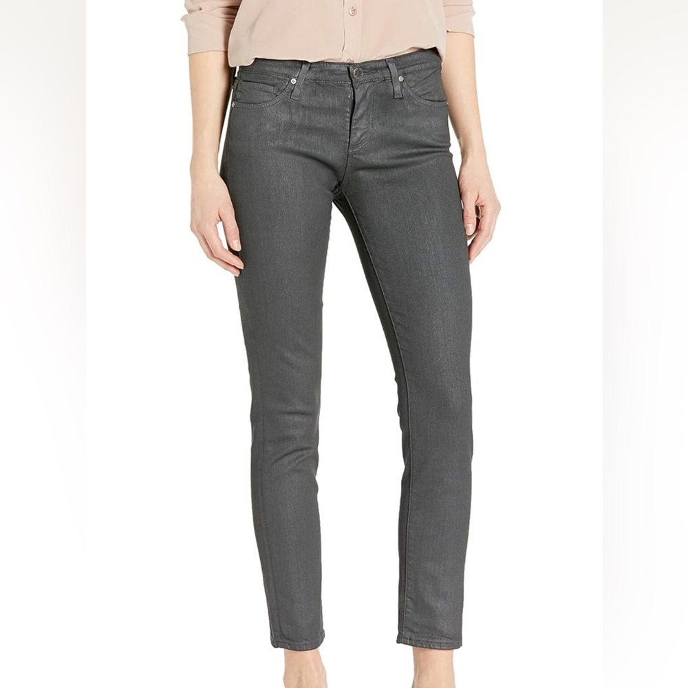 AG Adriano Goldschmied Women's Prima Mid Rise Cigarette Fit Ankle Jean